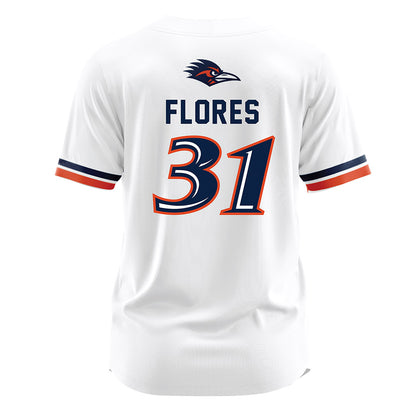 UTSA - NCAA Softball : Aubrey Flores - White Jersey-1