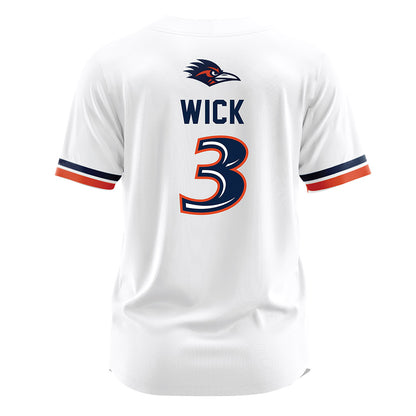 UTSA - NCAA Softball : Sabrina Wick - White Jersey-1