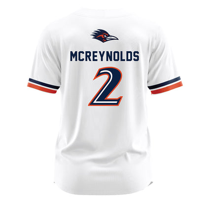 UTSA - NCAA Softball : Sydney McReynolds - White Jersey-1