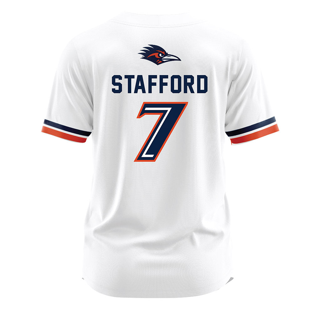 UTSA - NCAA Softball : Demiree Stafford - White Jersey-1
