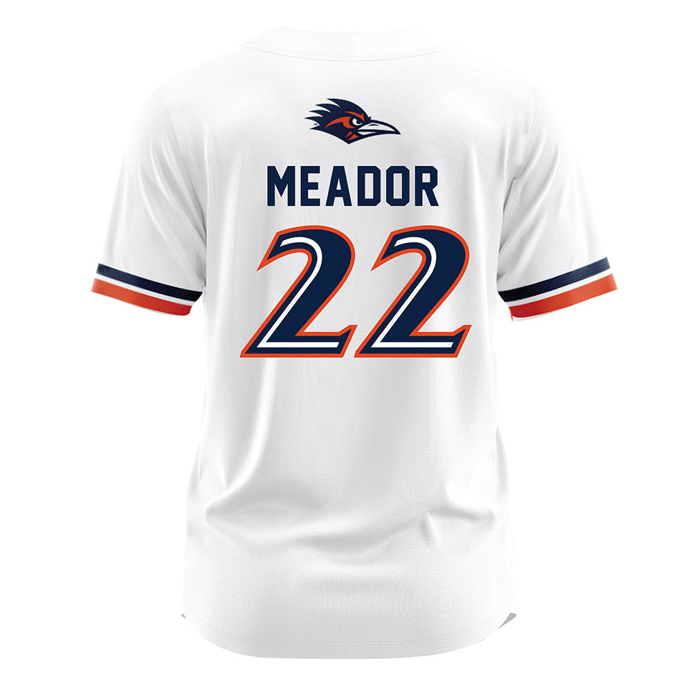 UTSA - NCAA Softball : Brookelynn Meador - White Jersey-1