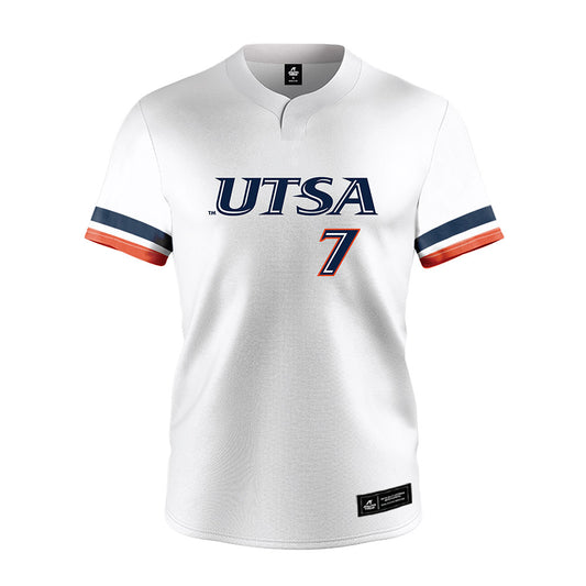 UTSA - NCAA Softball : Demiree Stafford - White Jersey-0