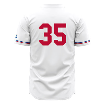 LA Tech - NCAA Baseball : Drew Ferguson - White Jersey-1