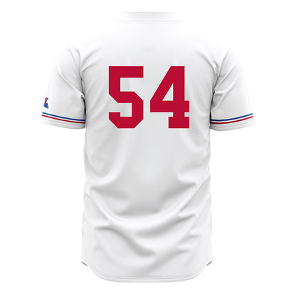 LA Tech - NCAA Baseball : Jackson Jones - White Jersey-1
