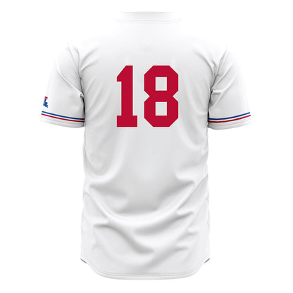 LA Tech - NCAA Baseball : Casey McCoy - White Jersey-1