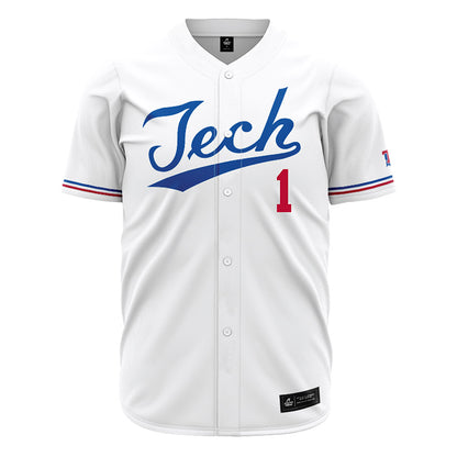 LA Tech - NCAA Baseball : Wesley Scott - White Jersey-0