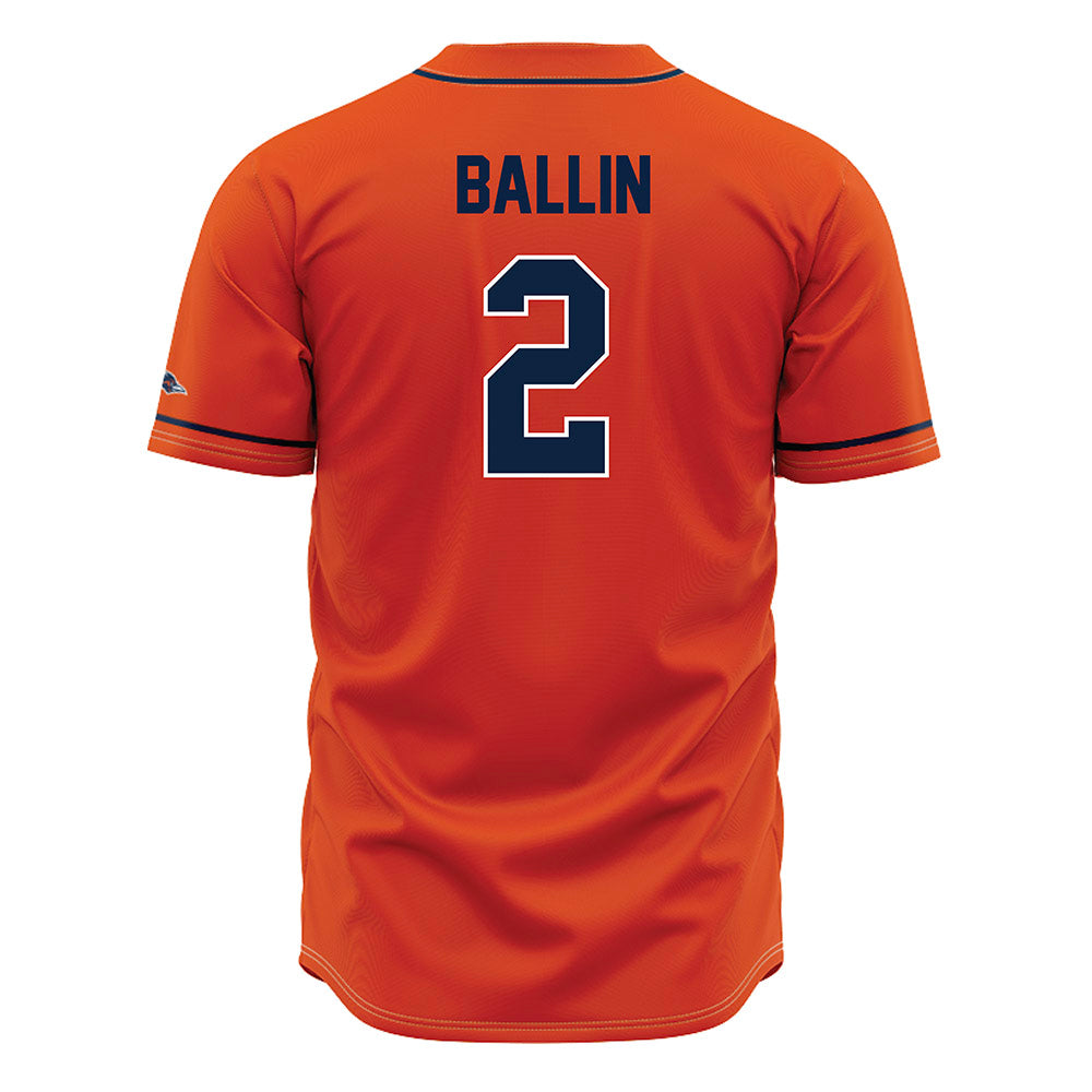 UTSA - NCAA Baseball : Jordan Ballin - Orange Jersey-1