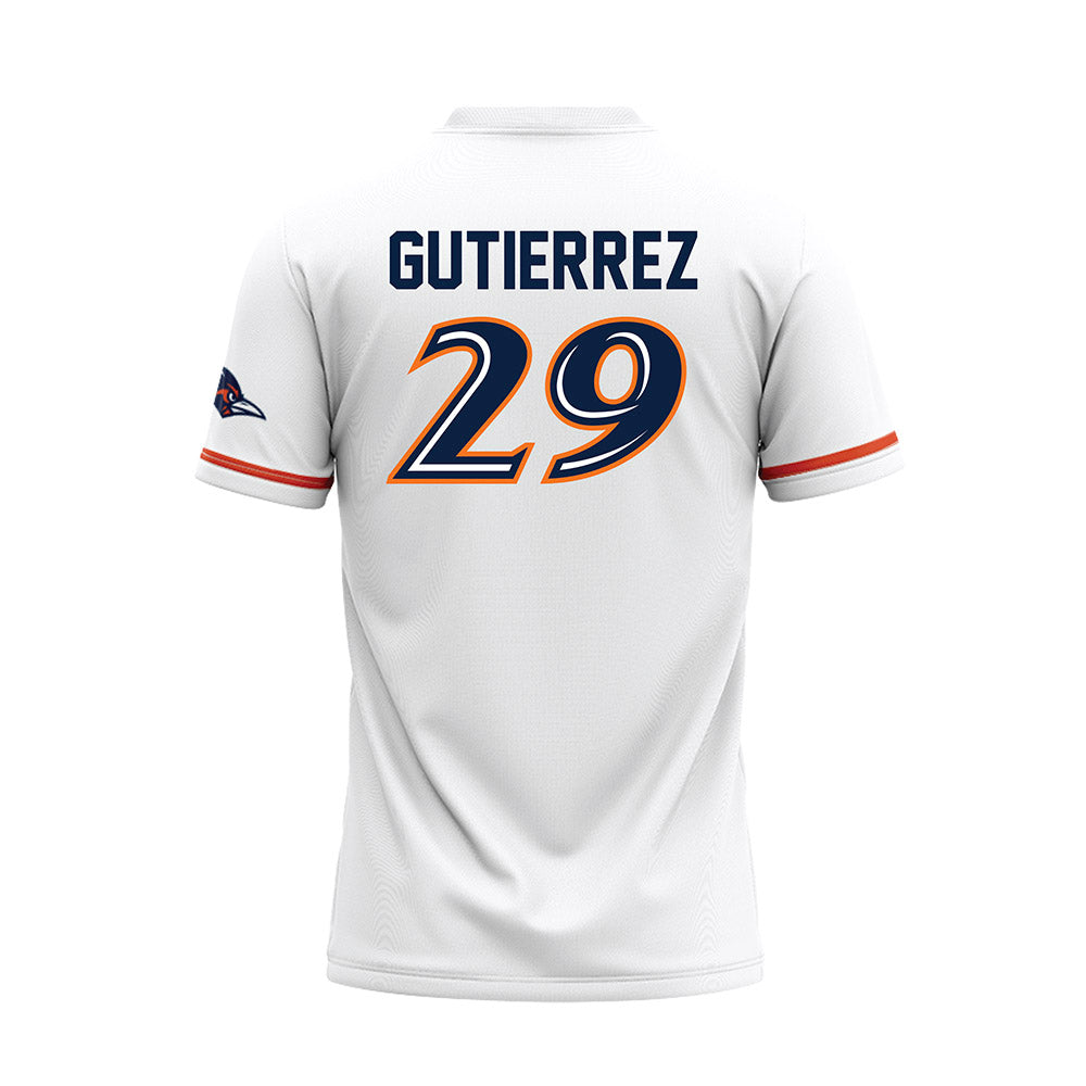 UTSA - NCAA Baseball : Christopher Gutierrez - White Jersey-1
