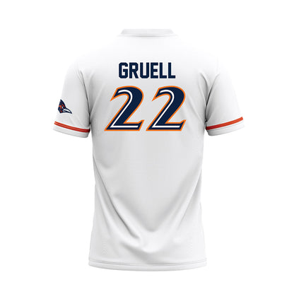 UTSA - NCAA Baseball : Garrett Gruell - White Jersey-1