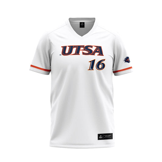 UTSA - NCAA Baseball : Blayne Lyne - White Jersey-0
