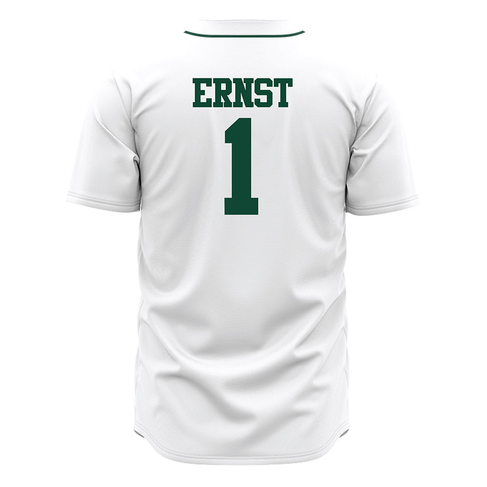Ohio - NCAA Baseball : Noah Ernst - White Jersey-1