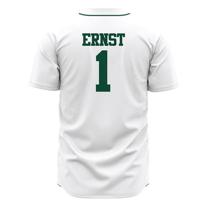 Ohio - NCAA Baseball : Noah Ernst - White Jersey-1
