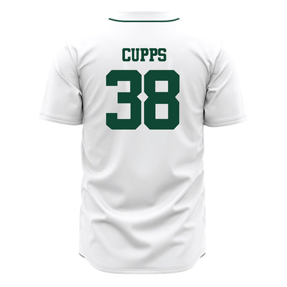 Ohio - NCAA Baseball : Wesley Cupps - White Jersey-1