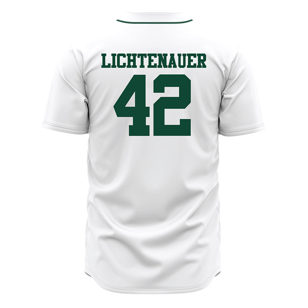 Ohio - NCAA Baseball : Evan Lichtenauer - White Jersey-1