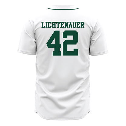 Ohio - NCAA Baseball : Evan Lichtenauer - White Jersey-1