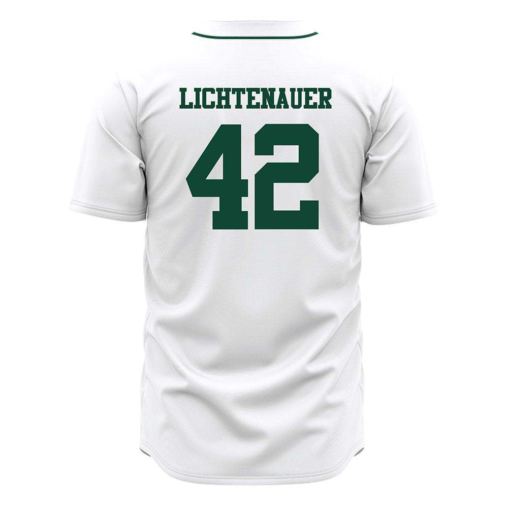 Ohio - NCAA Baseball : Evan Lichtenauer - White Jersey-1