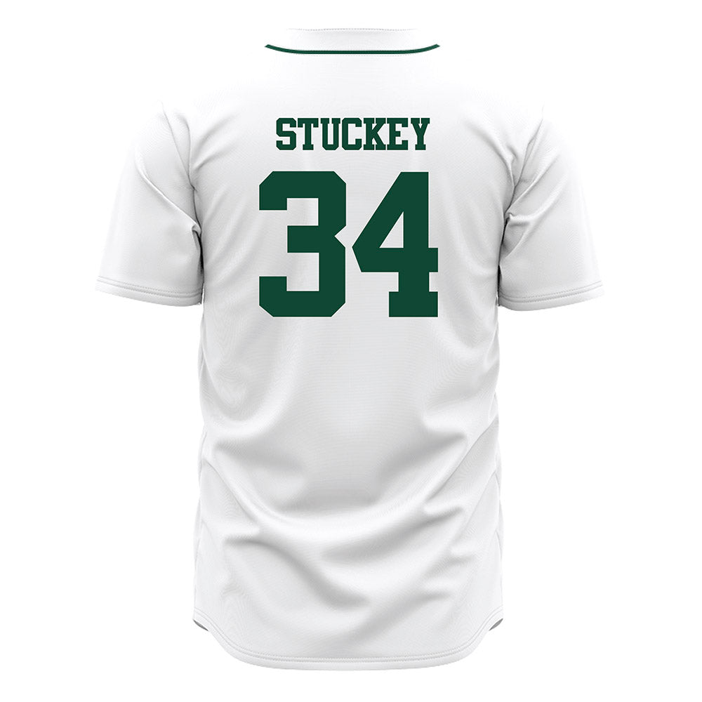 Ohio - NCAA Baseball : Giage Stuckey - White Jersey-1