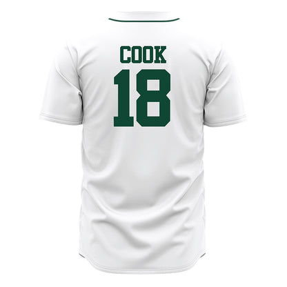 Ohio - NCAA Baseball : Aiden Cook - White Jersey-1
