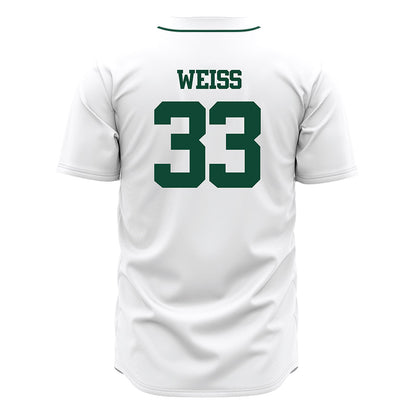 Ohio - NCAA Baseball : Nick Weiss - White Jersey-1