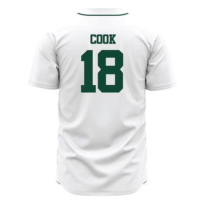 Ohio - NCAA Baseball : Aiden Cook - White Jersey-1