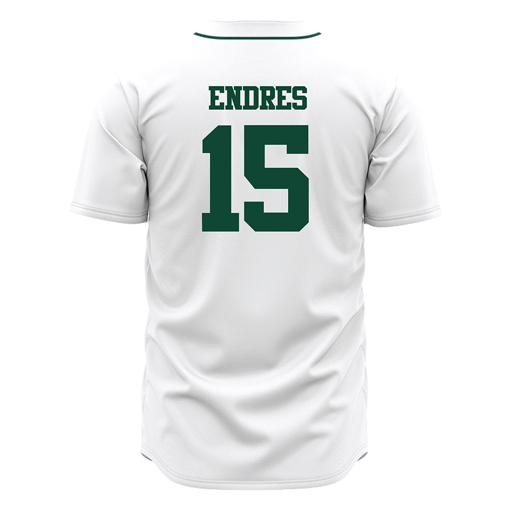 Ohio - NCAA Baseball : Andrew Endres - White Jersey-1