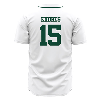 Ohio - NCAA Baseball : Andrew Endres - White Jersey-1