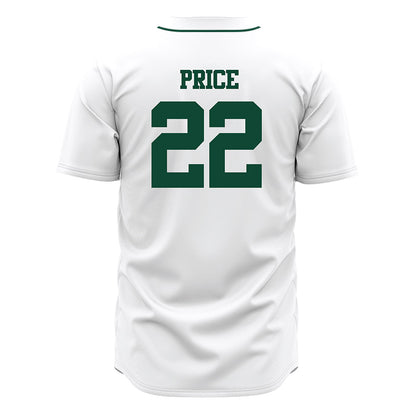 Ohio - NCAA Baseball : Landon Price - White Jersey-1