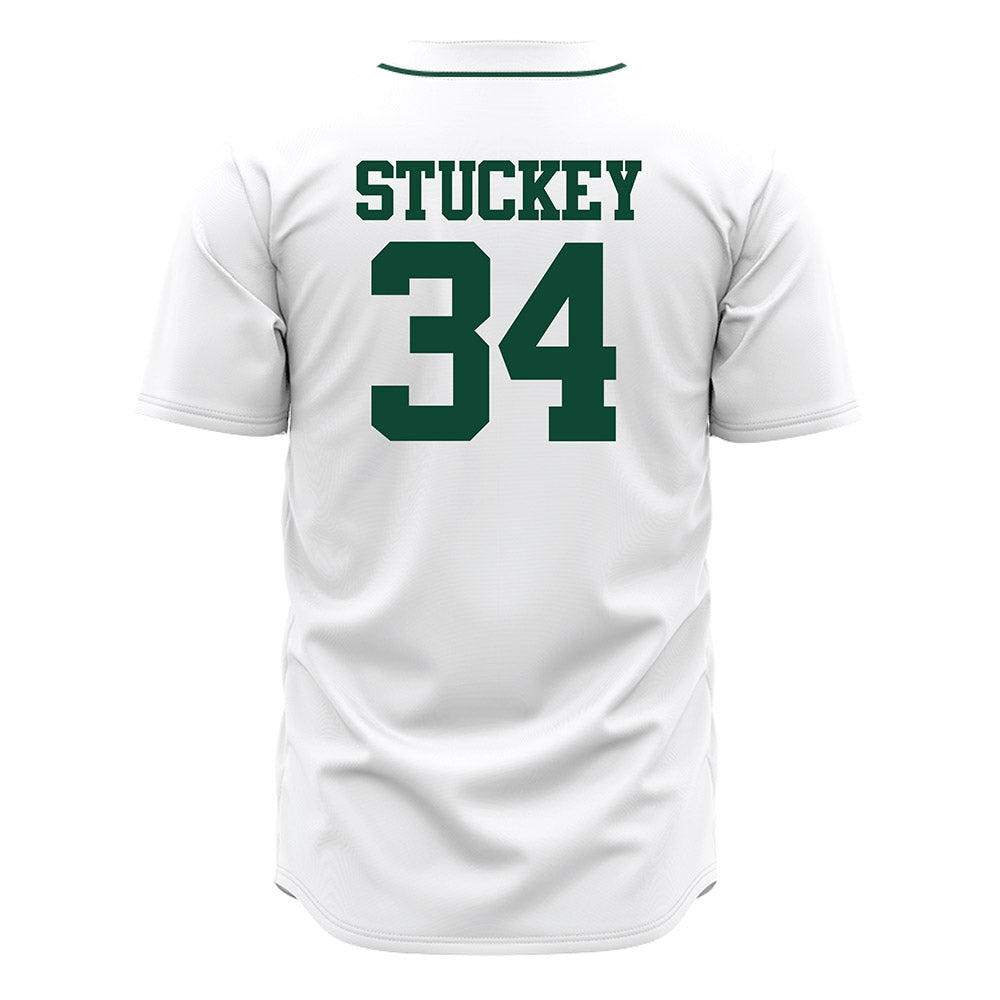 Ohio - NCAA Baseball : Giage Stuckey - White Jersey-1