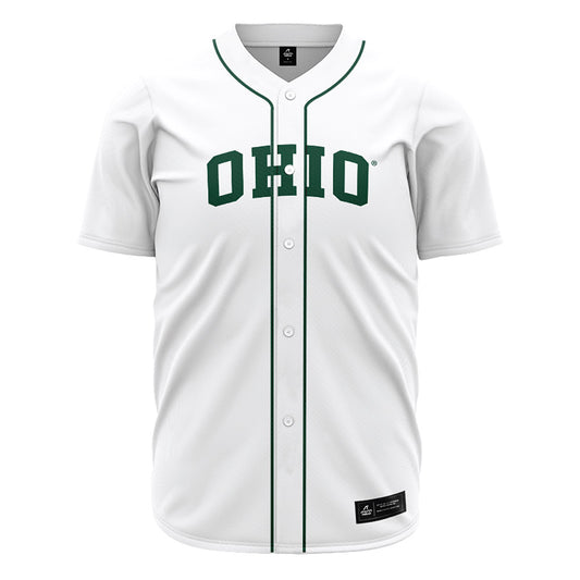 Ohio - NCAA Baseball : Noah Ernst - White Jersey-0