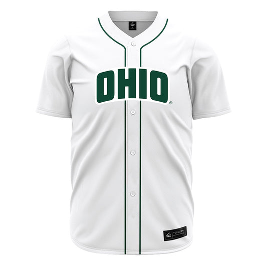 Ohio - NCAA Baseball : Evan Lichtenauer - White Jersey-0