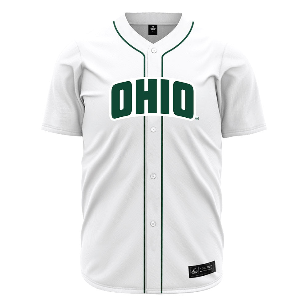 Ohio - NCAA Baseball : Nick Weiss - White Jersey-0