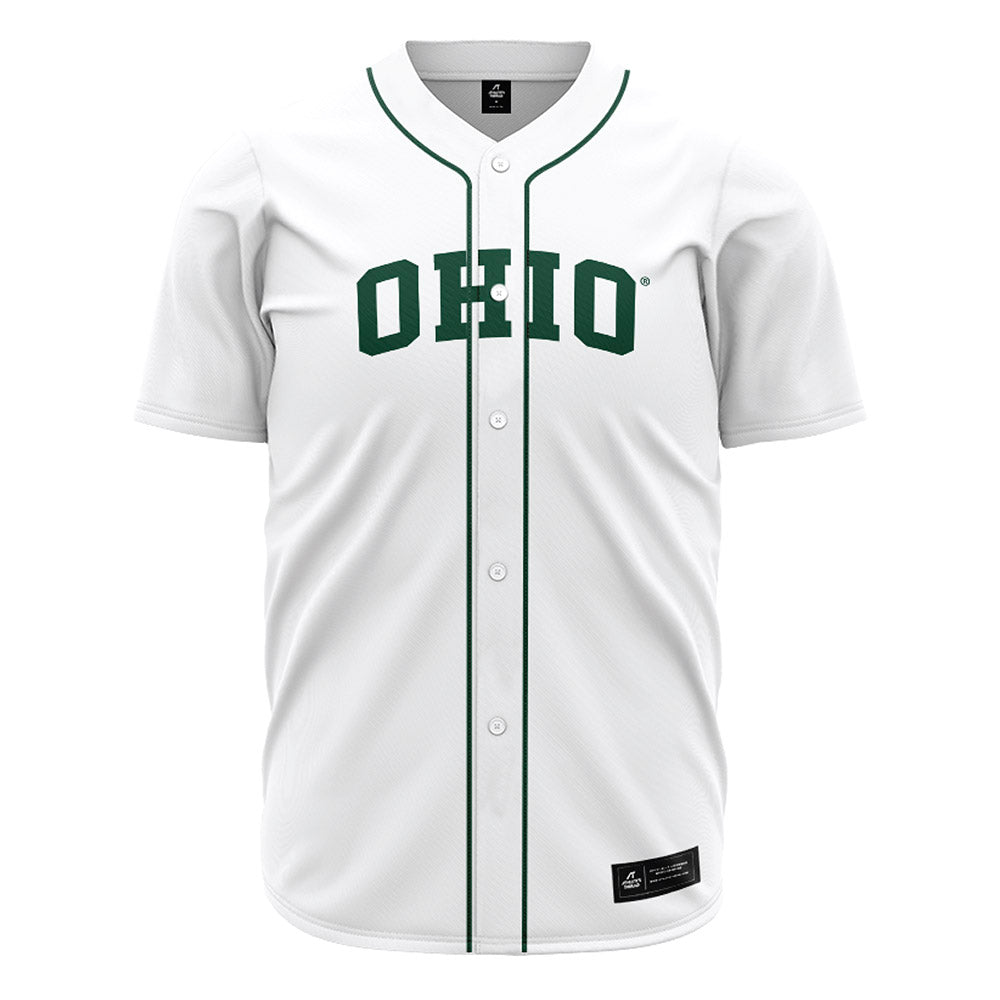 Ohio - NCAA Baseball : Sean Fox - White Jersey-0