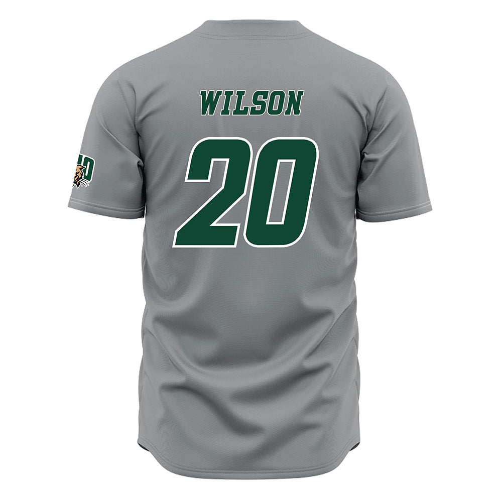 Ohio - NCAA Baseball : Grant Wilson - Grey Jersey-1