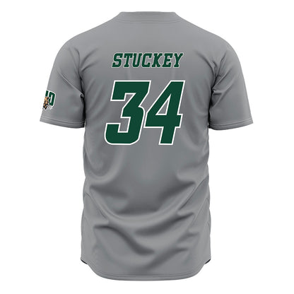 Ohio - NCAA Baseball : Giage Stuckey - Grey Jersey-1