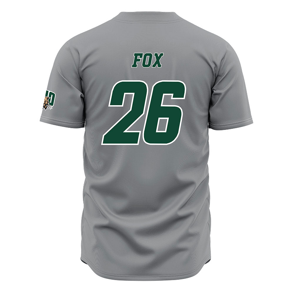 Ohio - NCAA Baseball : Sean Fox - Grey Jersey-1