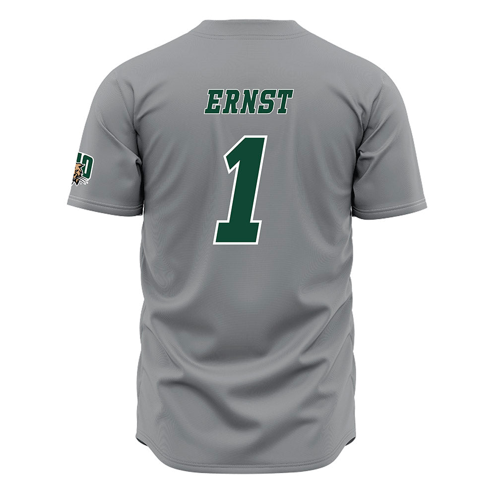 Ohio - NCAA Baseball : Noah Ernst - Grey Jersey-1