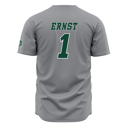 Ohio - NCAA Baseball : Noah Ernst - Grey Jersey-1