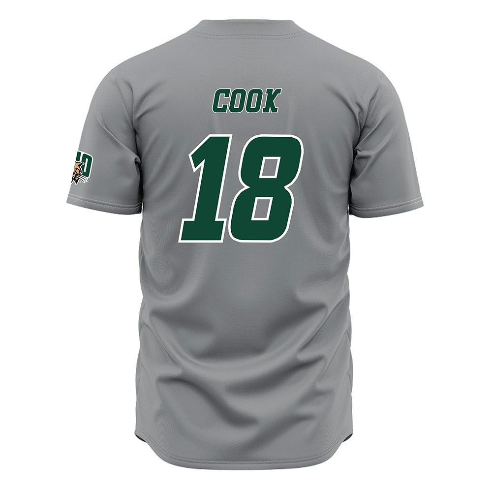 Ohio - NCAA Baseball : Aiden Cook - Grey Jersey-1