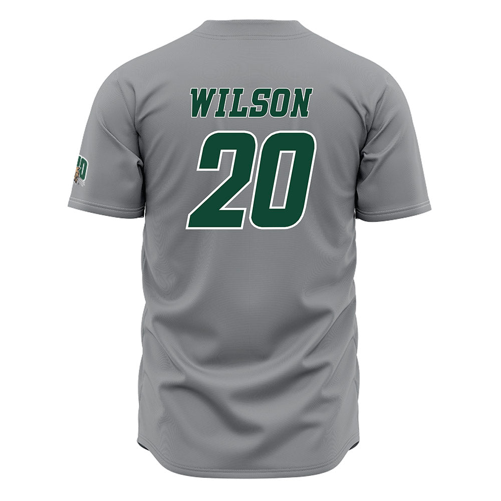 Ohio - NCAA Baseball : Grant Wilson - Grey Jersey-1