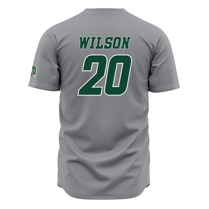 Ohio - NCAA Baseball : Grant Wilson - Grey Jersey-1