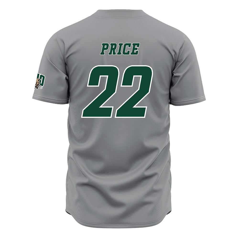 Ohio - NCAA Baseball : Landon Price - Grey Jersey-1