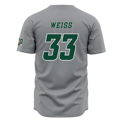 Ohio - NCAA Baseball : Nick Weiss - Grey Jersey-1