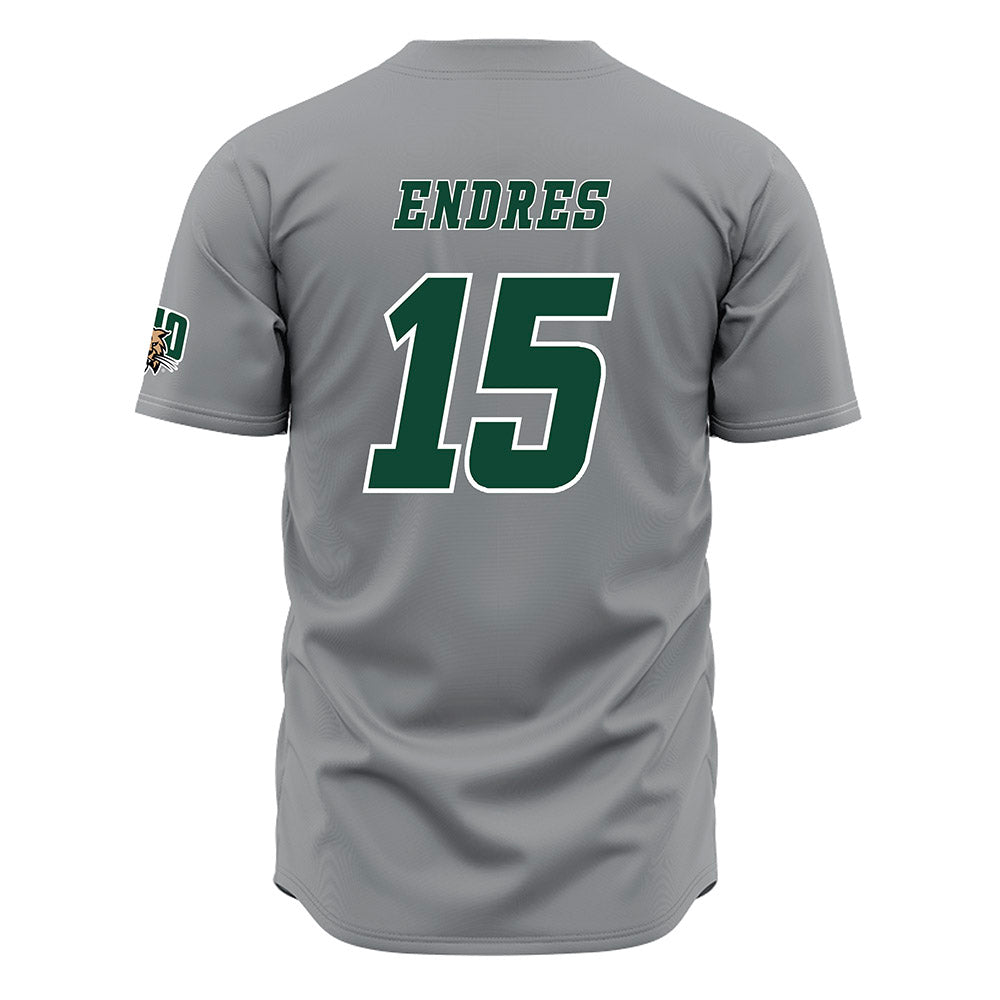 Ohio - NCAA Baseball : Andrew Endres - Grey Jersey-1
