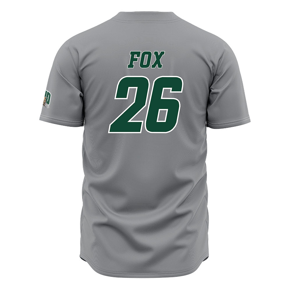 Ohio - NCAA Baseball : Sean Fox - Grey Jersey-1