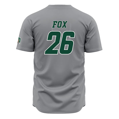 Ohio - NCAA Baseball : Sean Fox - Grey Jersey-1