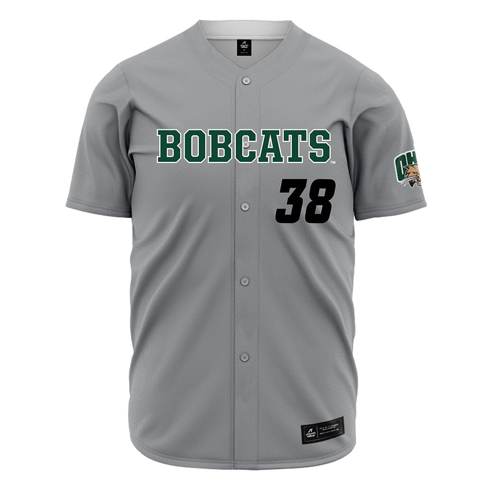 Ohio - NCAA Baseball : Wesley Cupps - Grey Jersey-0