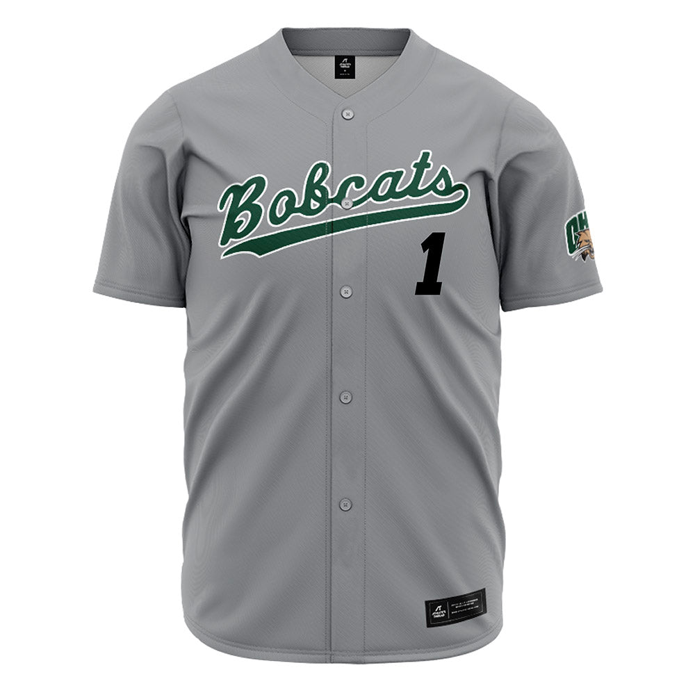 Ohio - NCAA Baseball : Noah Ernst - Grey Jersey-0