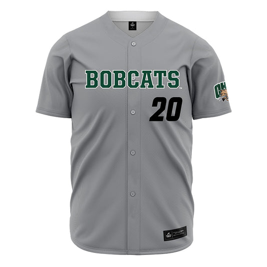 Ohio - NCAA Baseball : Grant Wilson - Grey Jersey-0