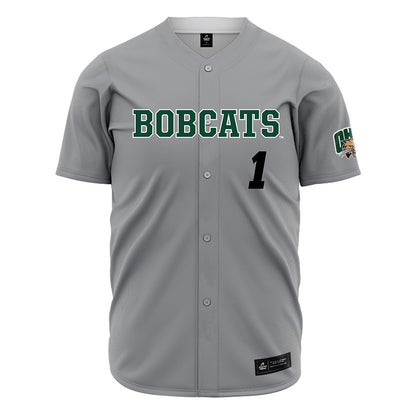 Ohio - NCAA Baseball : Noah Ernst - Grey Jersey-0