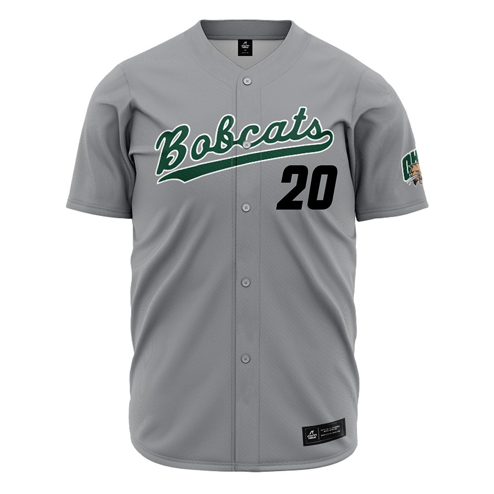 Ohio - NCAA Baseball : Grant Wilson - Grey Jersey-0